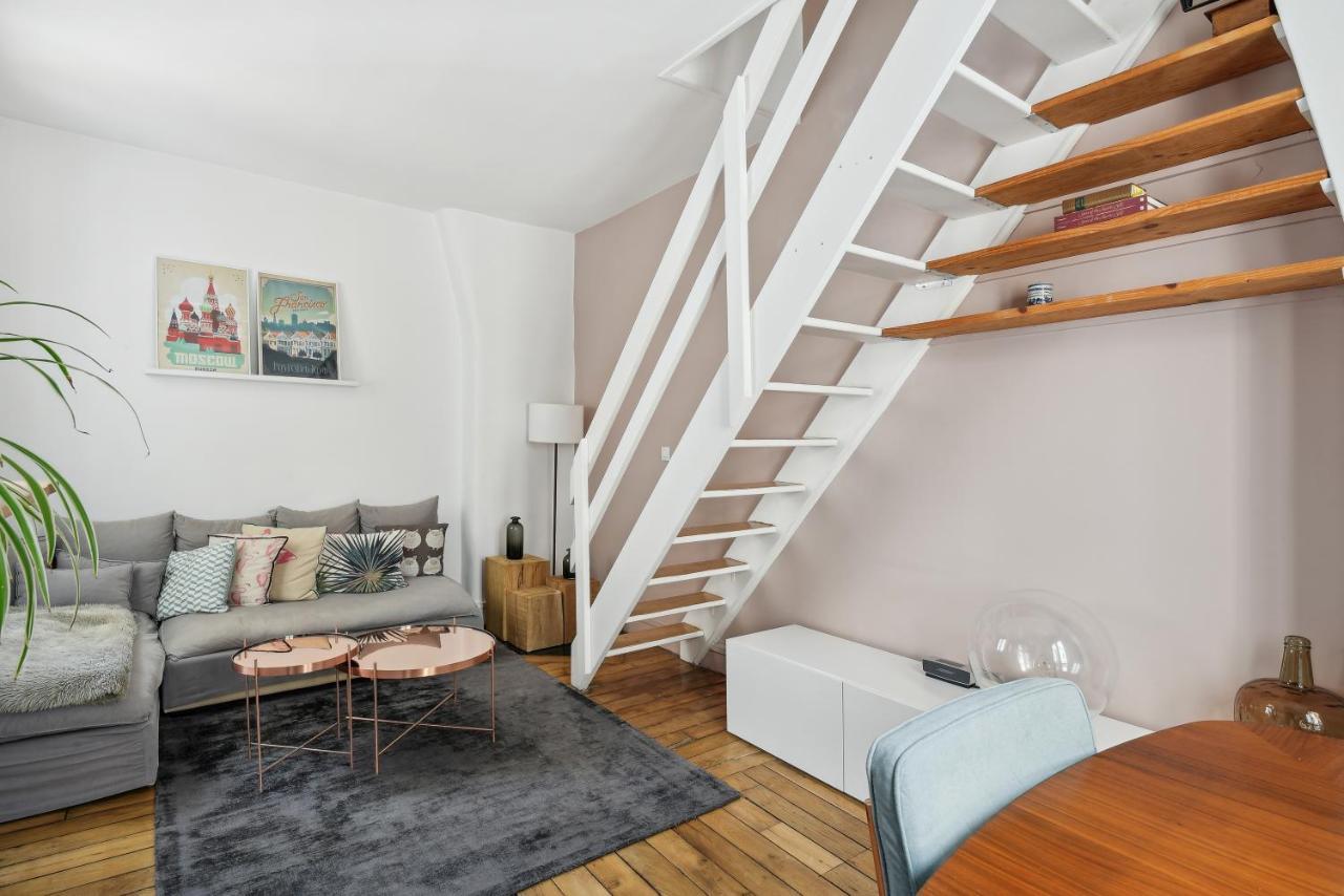 Charming Duplex In Privatestreet, Citycenter Paris Exterior foto