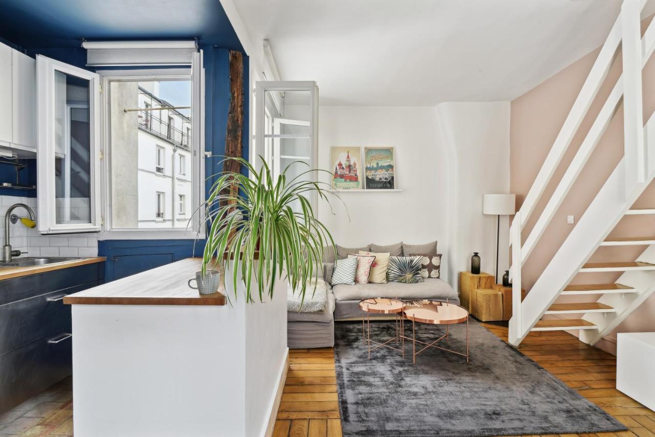 Charming Duplex In Privatestreet, Citycenter Paris Exterior foto